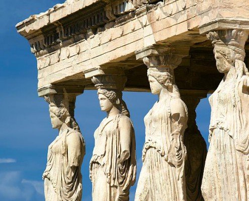 The Karyatids at Acropolis